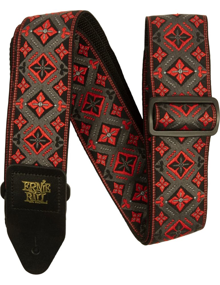 CORREA EB GUIT/ BAJO JACQUARD - RED KING