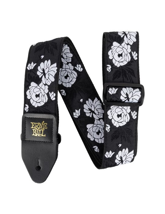 CORREA EB GUIT/ BAJO JACQUARD - VANILLA ROSE