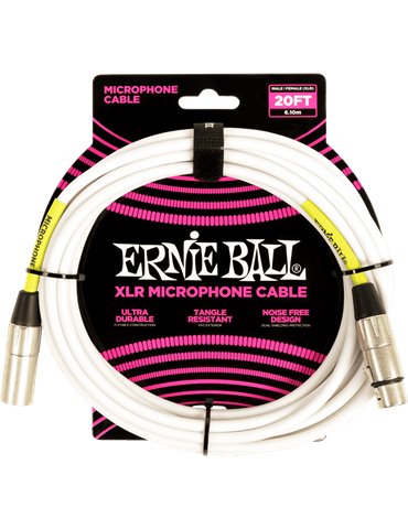 CABLE EB MICRÓFONO CLASSIC XLR-XLR BLANCO- 6 m