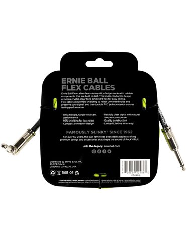 CABLE EB INSTRUMENTO FLEX JACK-JACK SS 3 m - VERDE 2