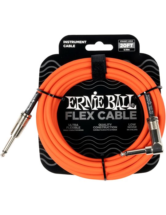 CABLE EB INSTRUMENTO FLEX JACK-JACK SS 6 m - NARANJA