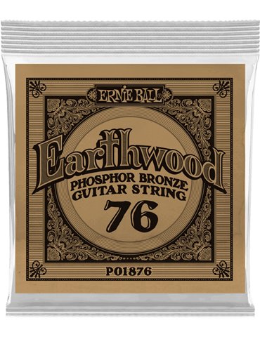 CUERDA ACÚSTICA EARTHWOOD PHOSPHOR/BZ .076