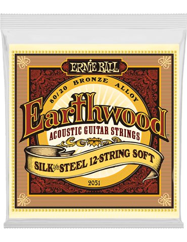 JUEGO ACÚSTICA EARTHWOOD SILK & STEEL 80/20 BRONZE (12 St.) 9-46
