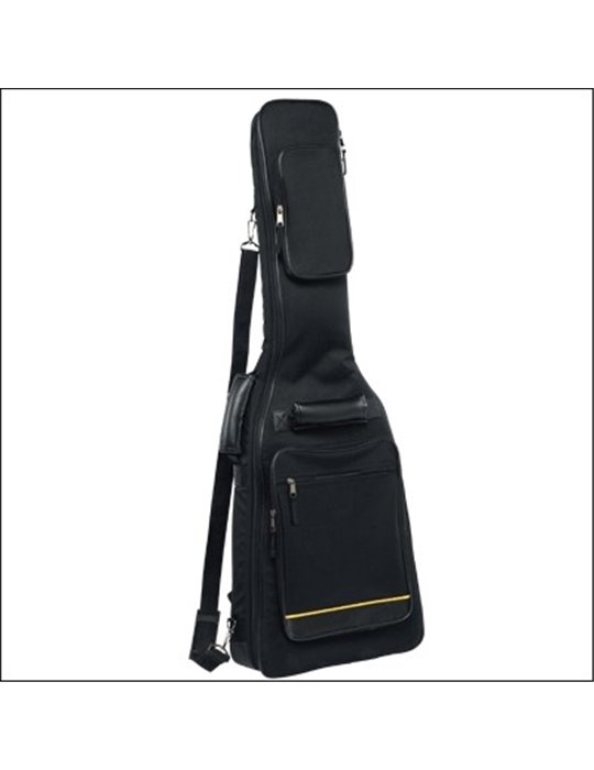 Funda Guitarra Electrica 25mm Ref. 44 Con Logo 0797-001 001 - Negro