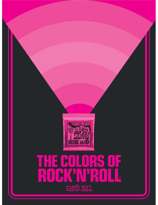 POSTER COLORS OF ROCK´N´ROLL SUPER SLINKY