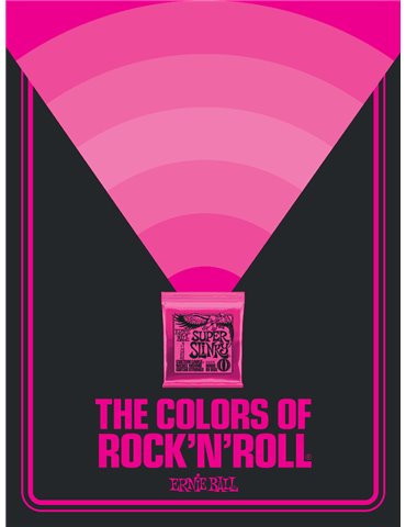 POSTER COLORS OF ROCK´N´ROLL SUPER SLINKY 2
