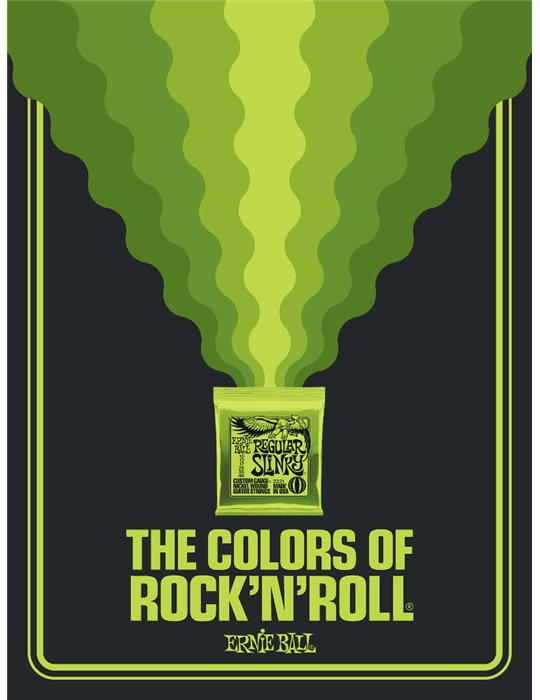 POSTER COLORS OF ROCK´N´ROLL REGULAR SLINKY