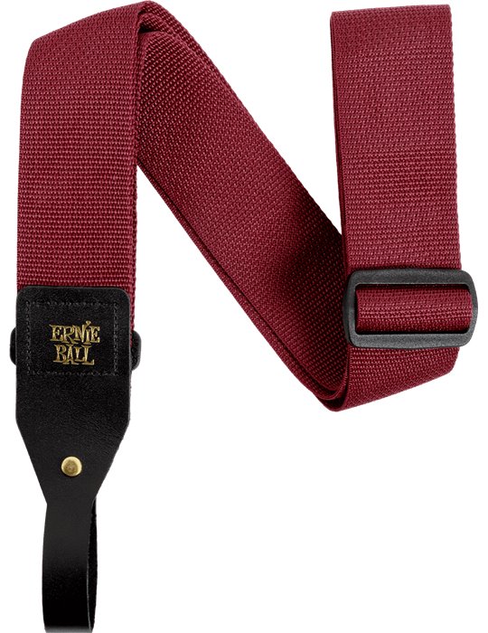 CORREA EB GUIT/ BAJO POLYPRO - Burdeos