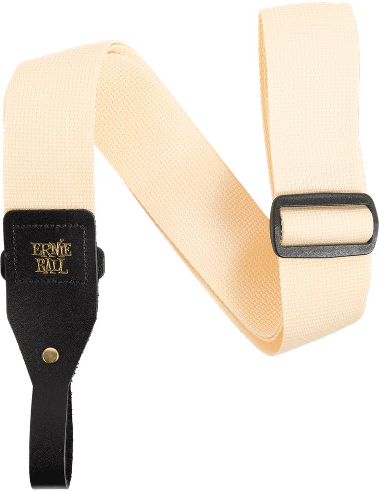 CORREA EB GUIT/ BAJO POLYPRO - Crema
