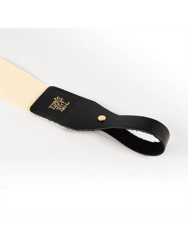 CORREA EB GUIT/ BAJO POLYPRO - Crema