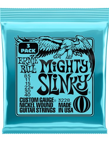 JUEGO ELÉCTRICA SLINKY MIGHTY 8.5-40 TRIPACK (3)