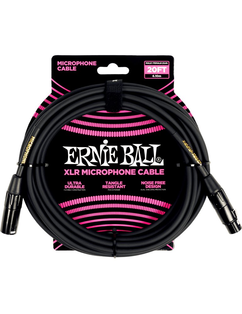 CABLE EB MICRÓFONO CLASSIC XLR-XLR NEGRO - 6 m