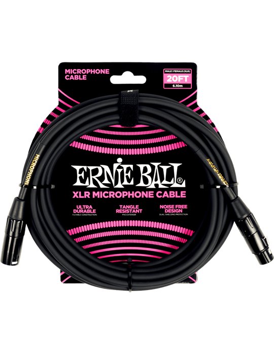 CABLE EB MICRÓFONO CLASSIC XLR-XLR NEGRO - 6 m