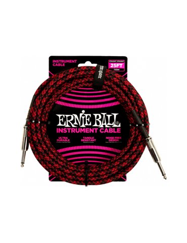 CABLE EB NSTRUMENTO JACK-JACK SS 7,62 m - Negro / Rojo 2