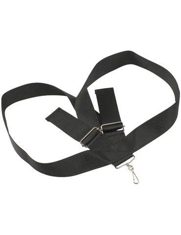 Correa Nylon 300X5 Cms 1 Mosquetón y Correderas 0832-001 001 - Negro