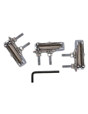 Instalación de casco Conga Cromado, 3 unidades