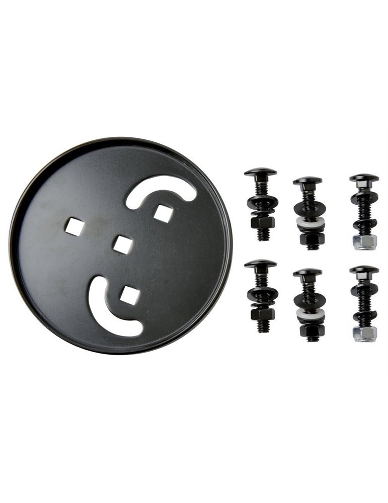 Repuestos Hardware Mittelplatte - LP638 Futurelite Conga Basket Stand Negro, recubrimiento pulverizado