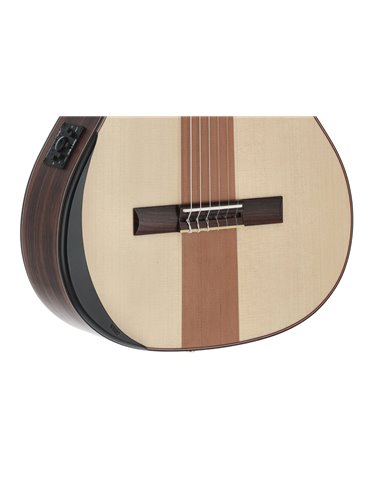 Electroacústica Café Cortado Cutaway Palisandro de la India