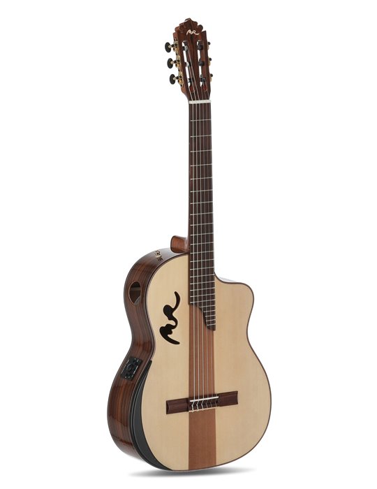 Electroacústica Café Cortado Cutaway Santos Rosewood