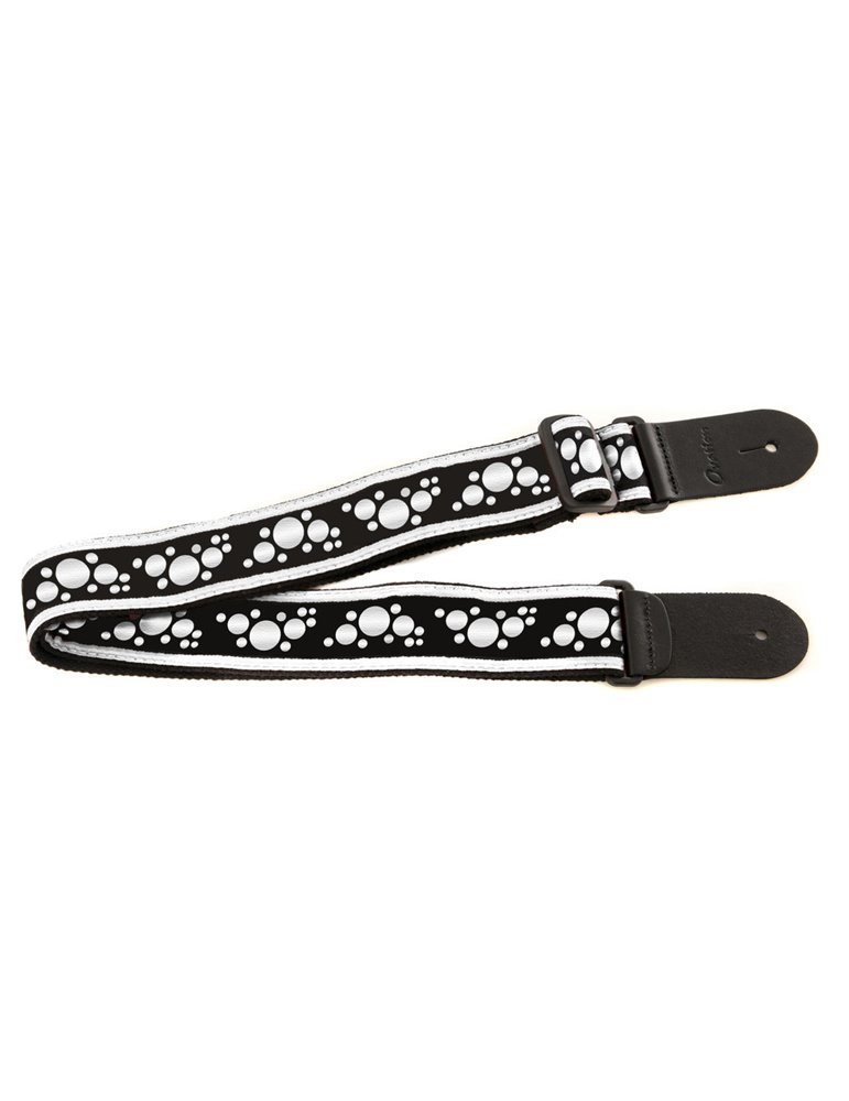 Correa para Guitarra Signature Nylon Blanco/Negro