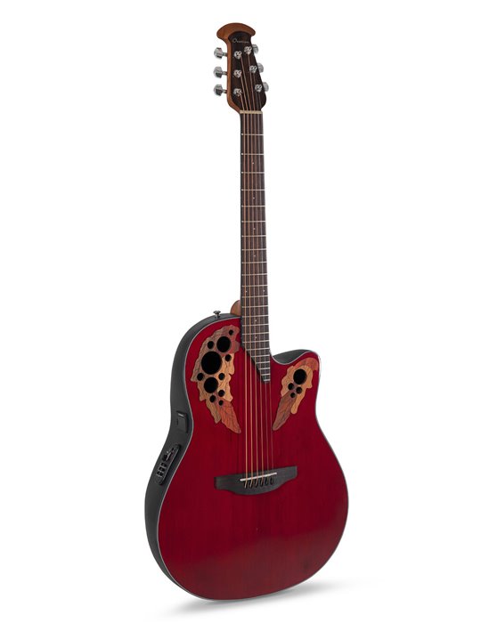 Guitarra electro-acústica Celebrity Elite Mid Cutaway Ruby Red