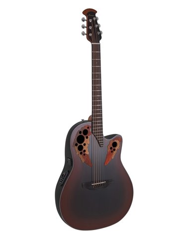 Guitarra electro-acústica Celebrity Elite Mid Cutaway Reverse Red Burst