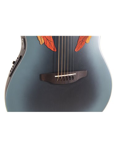 Guitarra electro-acústica Celebrity Elite Mid Cutaway Reverse Blue Burst