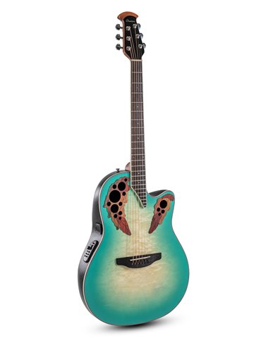 Guitarra electro-acústica Celebrity Elite Plus Mid Cutaway Mintburst