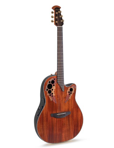 Guitarra electro-acústica Celebrity Elite Plus Mid Cutaway Figured Koa