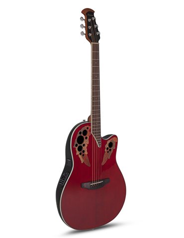Guitarra electro-acústica Celebrity Elite Super Shallow Cutaway Ruby Red