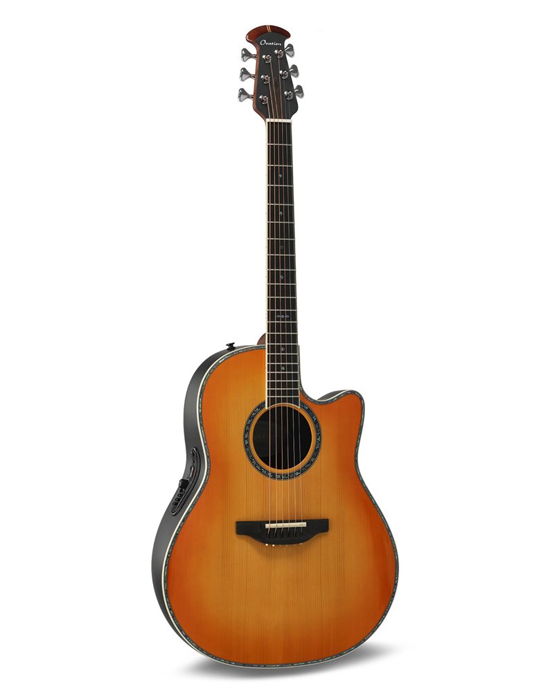 Guitarra electro-acústica Pro Series Custom Balladeer Deep Contour Honey Burst
