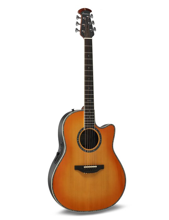 Guitarra electro-acústica Pro Series Custom Balladeer Deep Contour Honey Burst