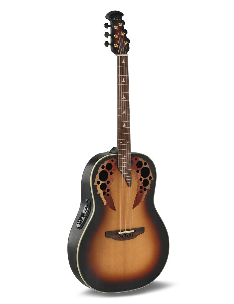 Guitarra electro-acústica Pro Series Elite Deep Bowl Non-Cutaway Sunburst