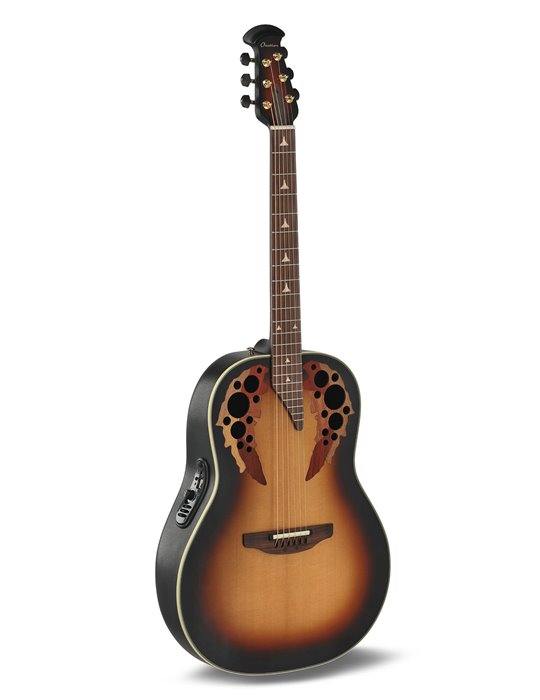Guitarra electro-acústica Pro Series Elite Deep Bowl Non-Cutaway Sunburst