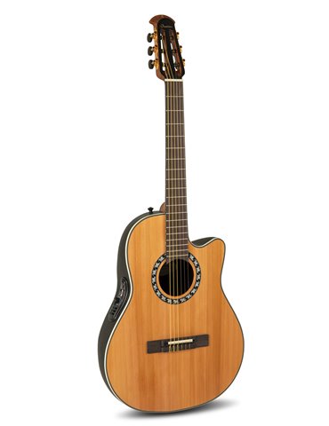 Guitarra clásica electroacústica Classic Nylon Legend Mid Cutaway Natural