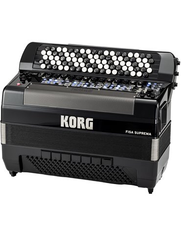 FISA SUPREMA, BOTONES, METALLIC BLACK