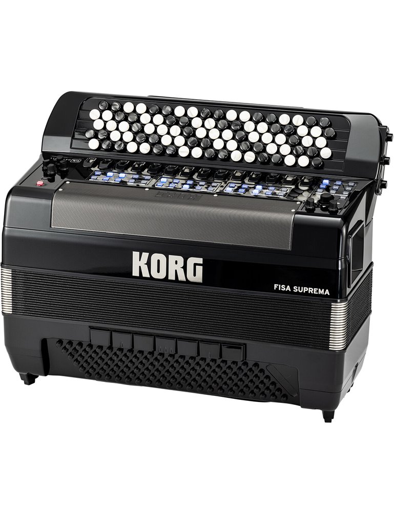 FISA SUPREMA, BOTONES, METALLIC BLACK