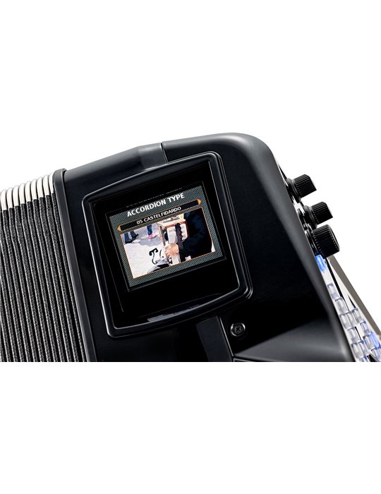 FISA SUPREMA, BOTONES, METALLIC BLACK