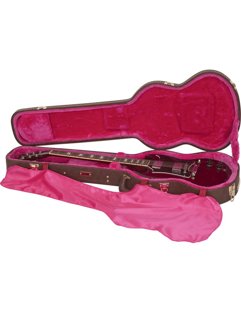 ESTUCHE GUITARRA ELÉCTRICA SG "GATOR GW DELUXE" - MARRON