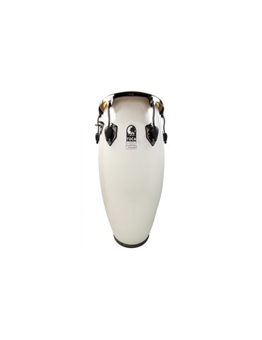 Conga Fiberglass Magarita Blanca, Black Chrome Quinto