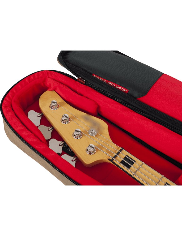 SOFTCASE BAJO ELÉCTRICO "GATOR TRANSIT" - MARRON