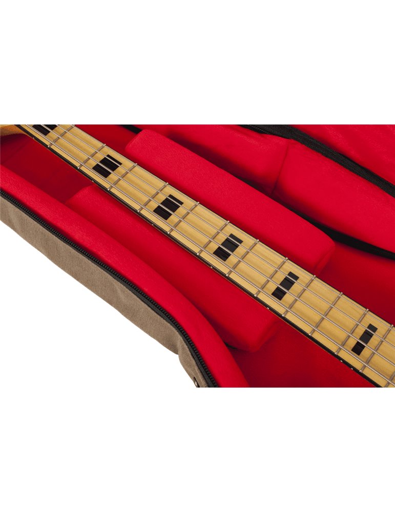 SOFTCASE BAJO ELÉCTRICO "GATOR TRANSIT" - MARRON