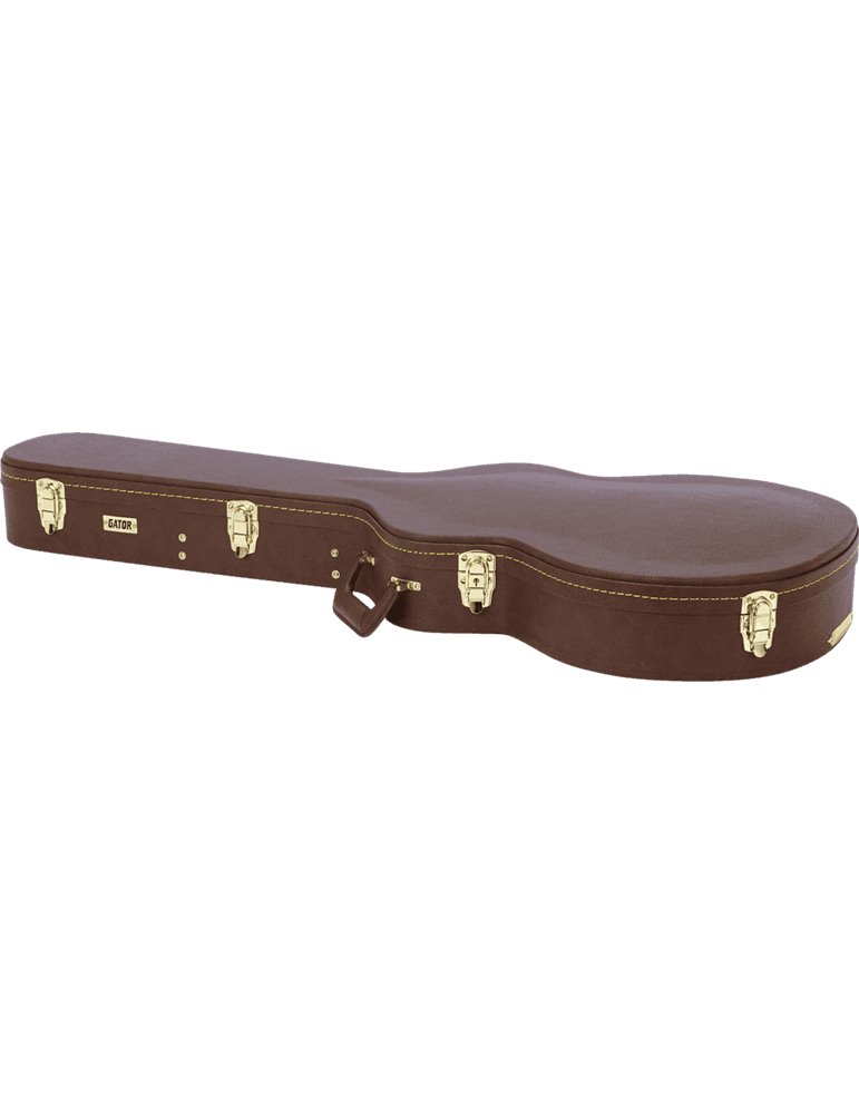 ESTUCHE GUITARRA FORMATO 335/SEMI HOLLOW "GATOR GW DELUXE" - MARRON