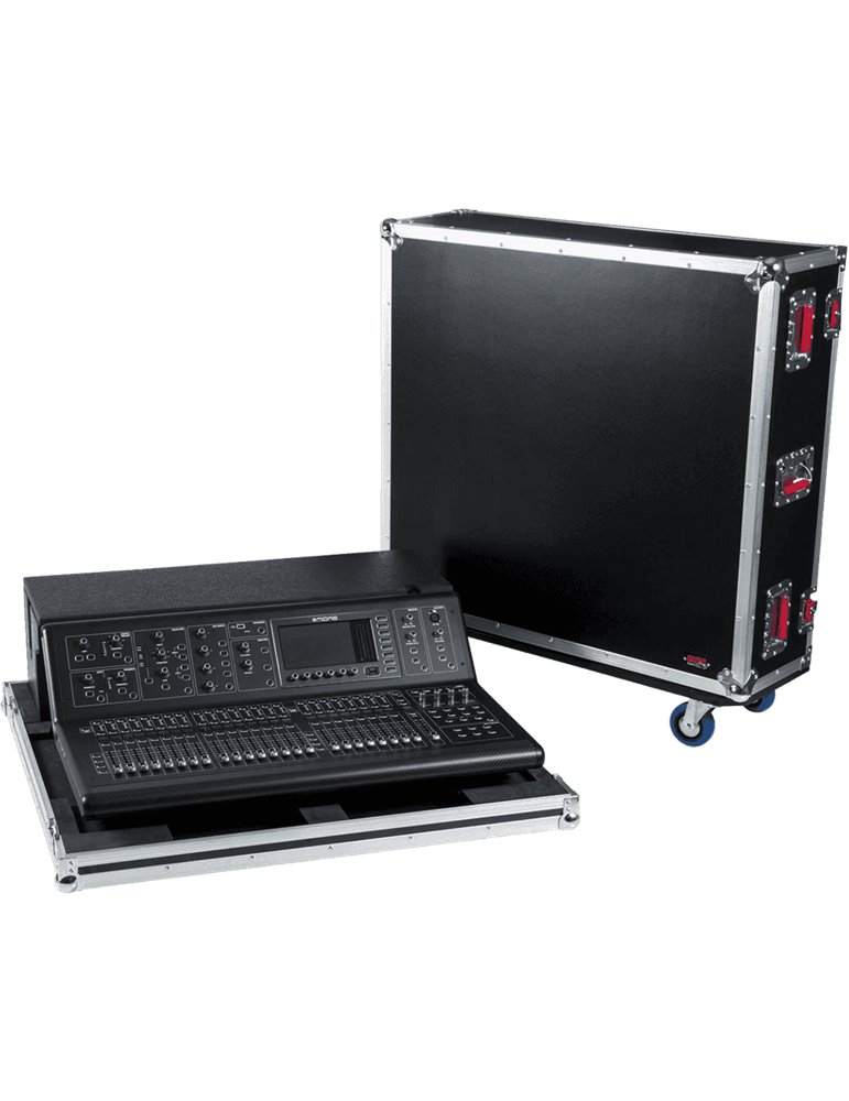FLIGHTCASE PARA M32 CON INTERIOR + RUEDAS "GATOR GTOUR"