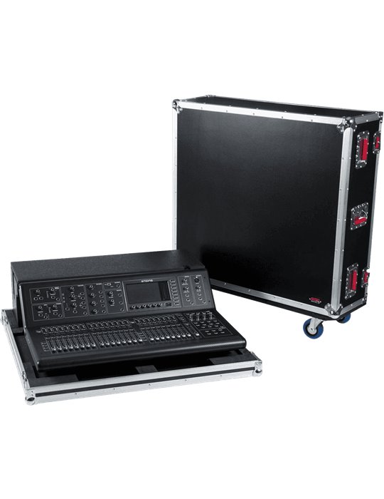 FLIGHTCASE PARA M32 CON INTERIOR + RUEDAS "GATOR GTOUR"