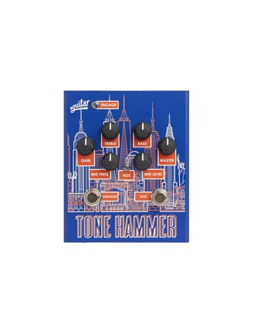 PEDAL FX BAJO TONE HAMMER LIMITED NYC SKYLINE