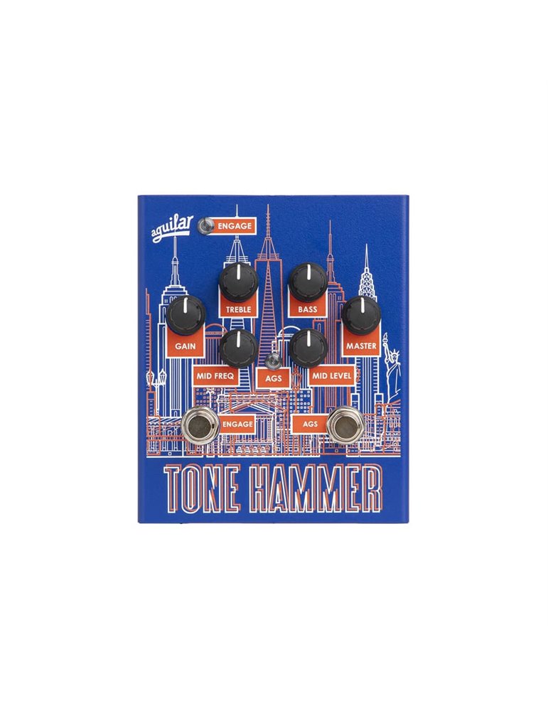 PEDAL FX BAJO TONE HAMMER LIMITED NYC SKYLINE