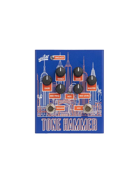 PEDAL FX BAJO TONE HAMMER LIMITED NYC SKYLINE