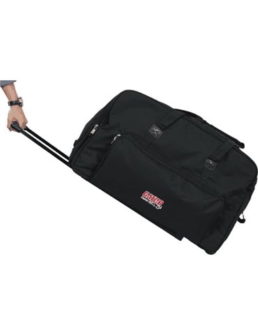 FUNDA REFORZADA PARA ALTAVOZ 15" "GATOR NYLON" - CON RUEDAS