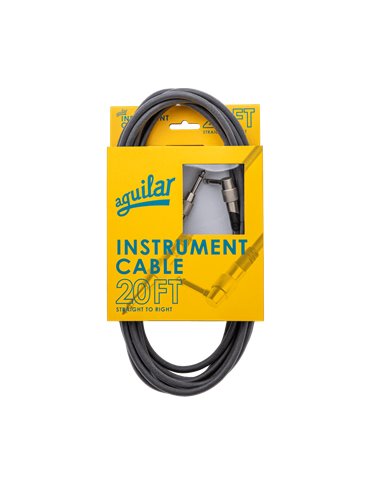 CABLE INSTRUMENTO AGUILAR JACK-JACK SA 6 m - Negro